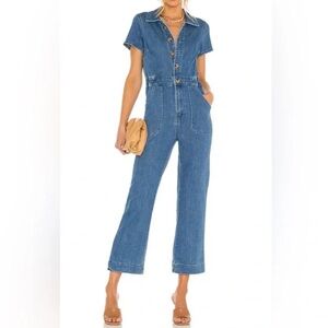 Show Me Your Mumu Emery Jumpsuit – French Blue – Size Small